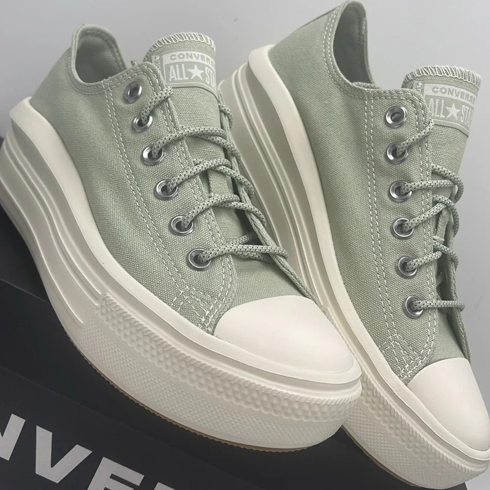 Converse WMNS A03558C CTAS MOVE OX SUMMIT SAGE/EGRET/SUMMIT PLATFORMS SNEAKERS